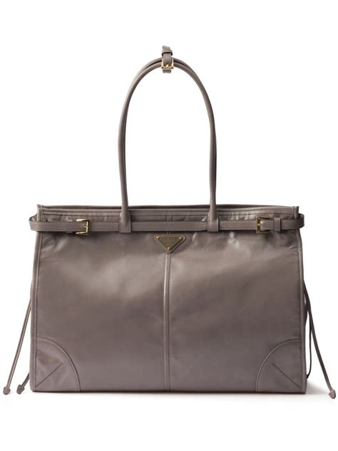 prada handtasche grau
